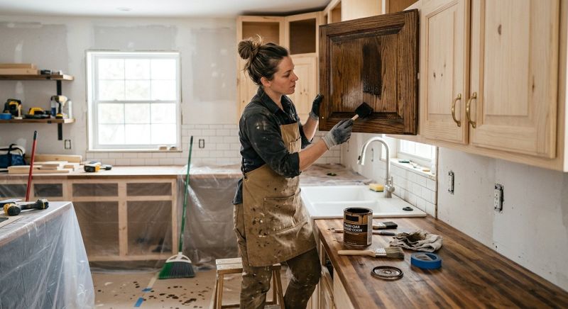 Kitchen Cabinet Refinishing in Carmel, IN