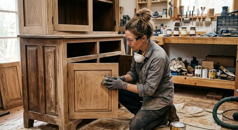 Wood Cabinet Refinishing in Terre Haute, IN