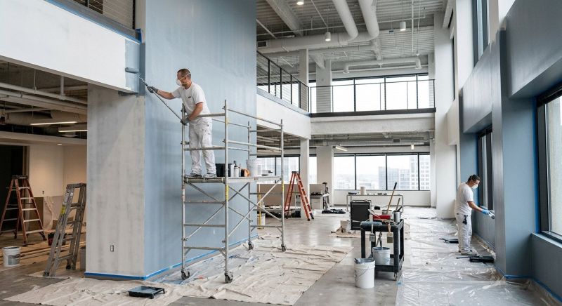 Commercial Ceiling Painting in Arvada, CO