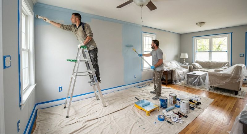 Interior Trim Painting in Kansas City, KS